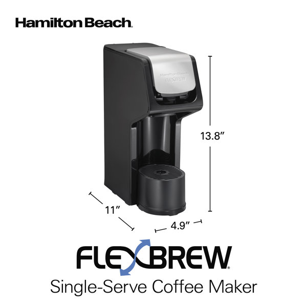 Hamilton Beach Flexbrew Single serve Coffee Maker Reviews Wayfair